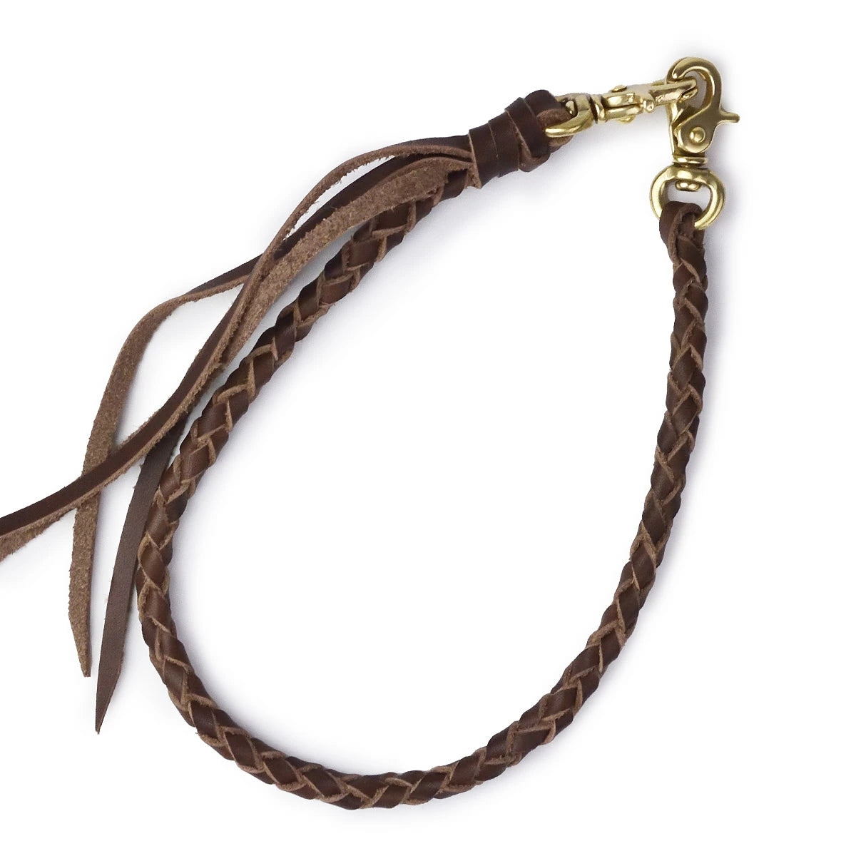 サムライクラフト ウォレットチェーン 4本編み サドルレザー オイルレザー