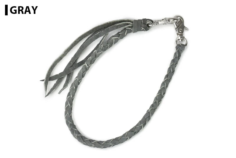 サムライクラフト ウォレットチェーン 4本編み エレファントレザー 象革