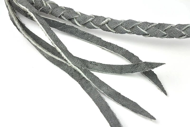 サムライクラフト ウォレットチェーン 4本編み エレファントレザー 象革