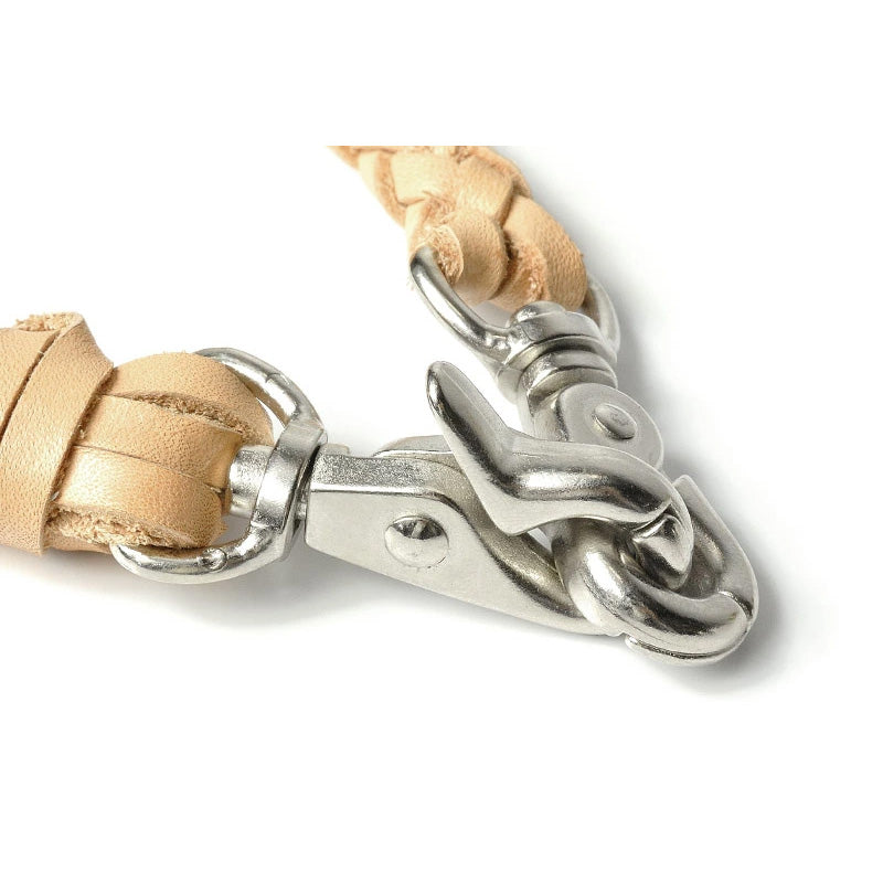 サムライクラフト ウォレットチェーン 6本編み サドルレザー オイルレザー