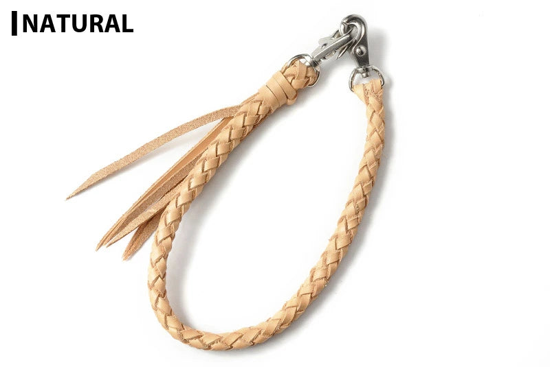 サムライクラフト ウォレットチェーン 6本編み サドルレザー オイルレザー