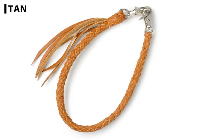 サムライクラフト ウォレットチェーン 6本編み サドルレザー オイルレザー