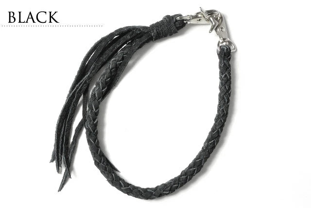 サムライクラフト ウォレットチェーン 6本編み エレファントレザー 象革