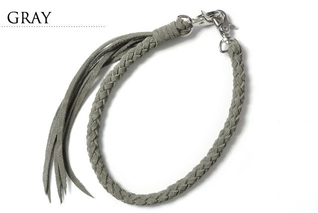 サムライクラフト ウォレットチェーン 6本編み エレファントレザー 象革