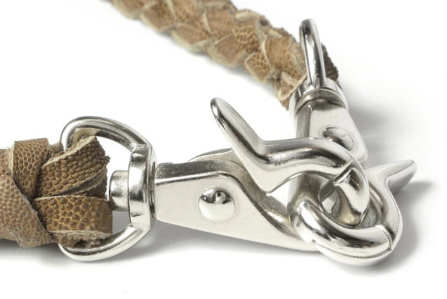 サムライクラフト ウォレットチェーン 6本編み エレファントレザー 象革