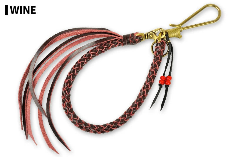 サムライクラフト ウォレットチェーン 6本編み 釣り針フック 真鍮 ルガトショルダー