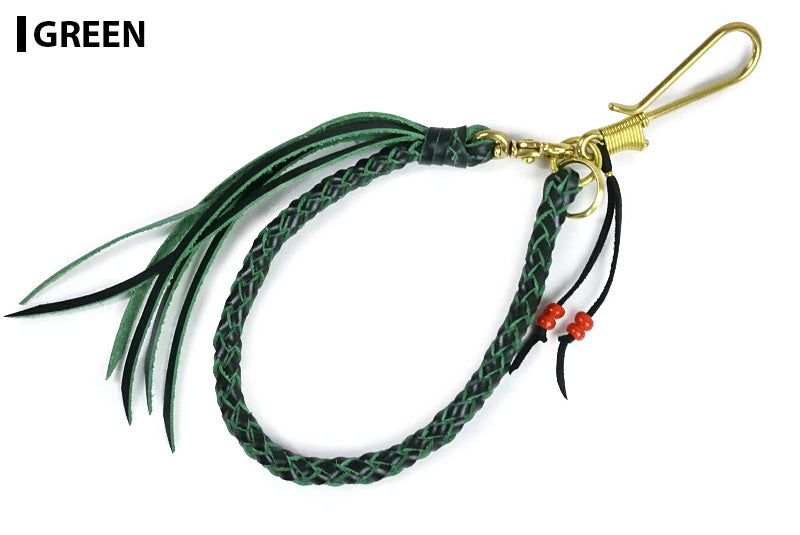 サムライクラフト ウォレットチェーン 6本編み 釣り針フック 真鍮 ルガトショルダー