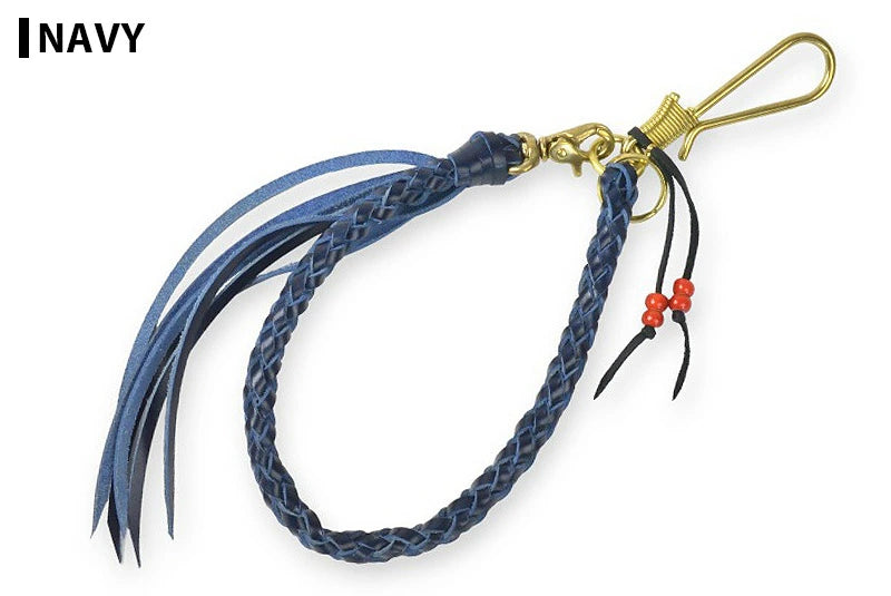 サムライクラフト ウォレットチェーン 6本編み 釣り針フック 真鍮 ルガトショルダー