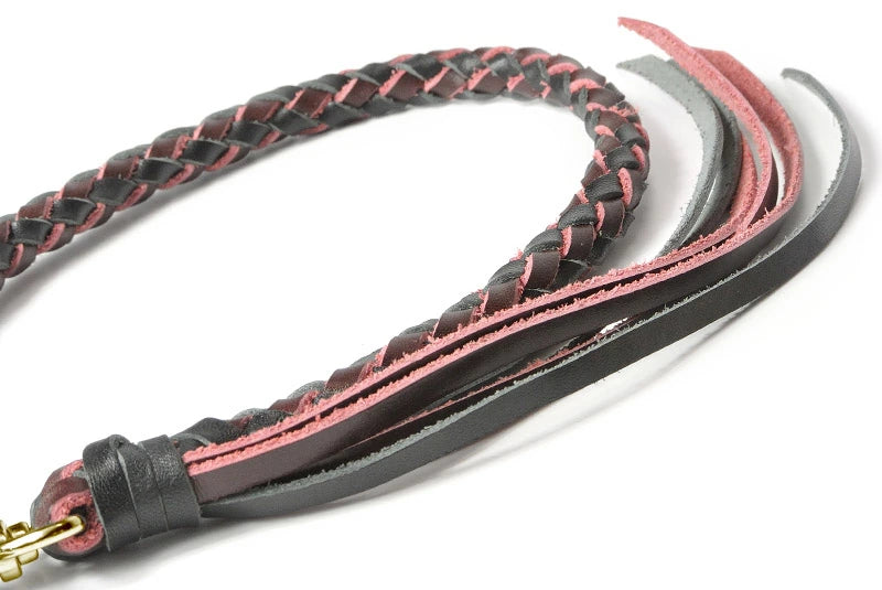 サムライクラフト ウォレットチェーン ダイヤ編み バイカラー 6本編み ルガトショルダー