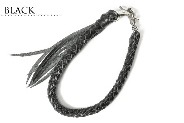 サムライクラフト ウォレットチェーン 8本編み サドルレザー オイルレザー