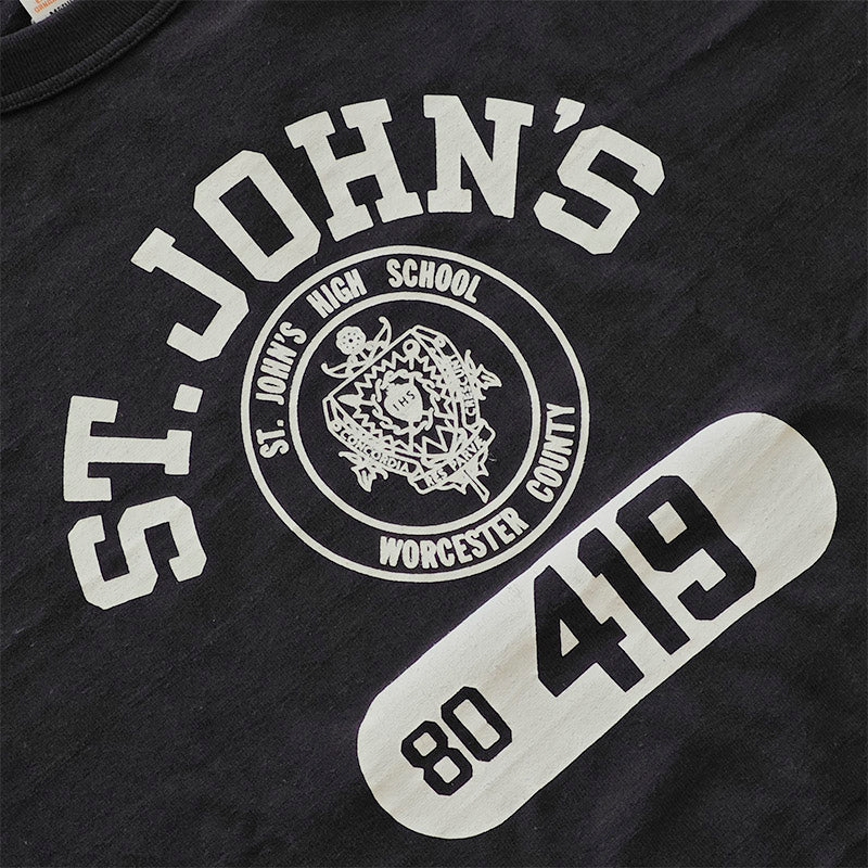 WAREHOUSE ウエアハウス Lot 5906 ST JAN'S 長袖 プリント Tシャツ