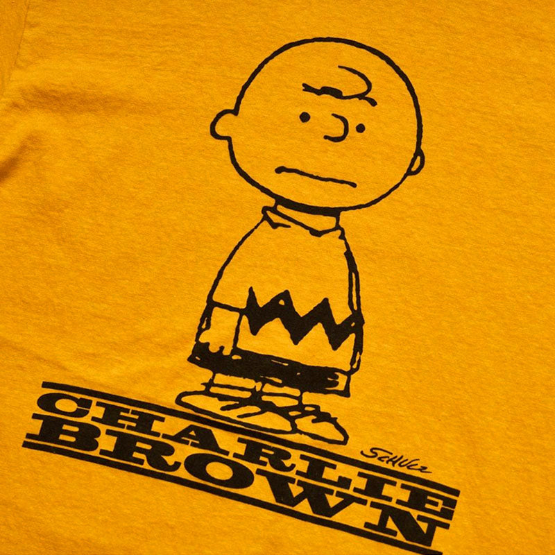 WAREHOUSE ウエアハウス PEANUTS YP126S-2 「CHARLIE 」半袖 スヌーピー プリント Tシャツ