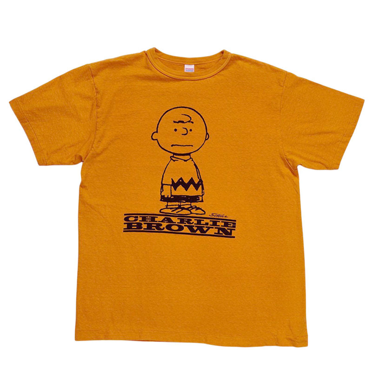 WAREHOUSE ウエアハウス PEANUTS YP126S-2 「CHARLIE 」半袖 スヌーピー プリント Tシャツ