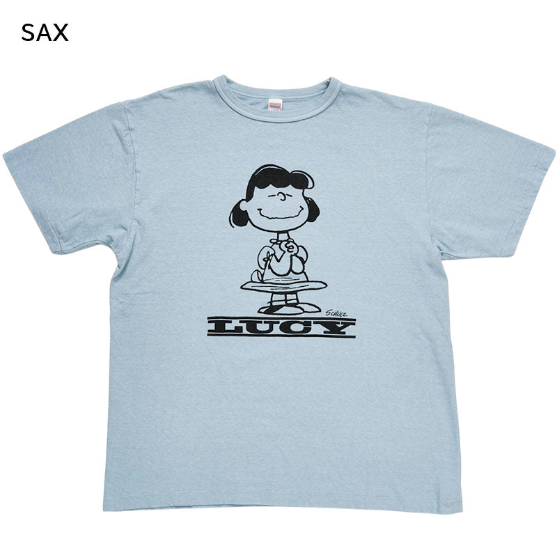 WAREHOUSE ウエアハウス PEANUTS YP126S-3 「LUCY」半袖 スヌーピー プリント Tシャツ