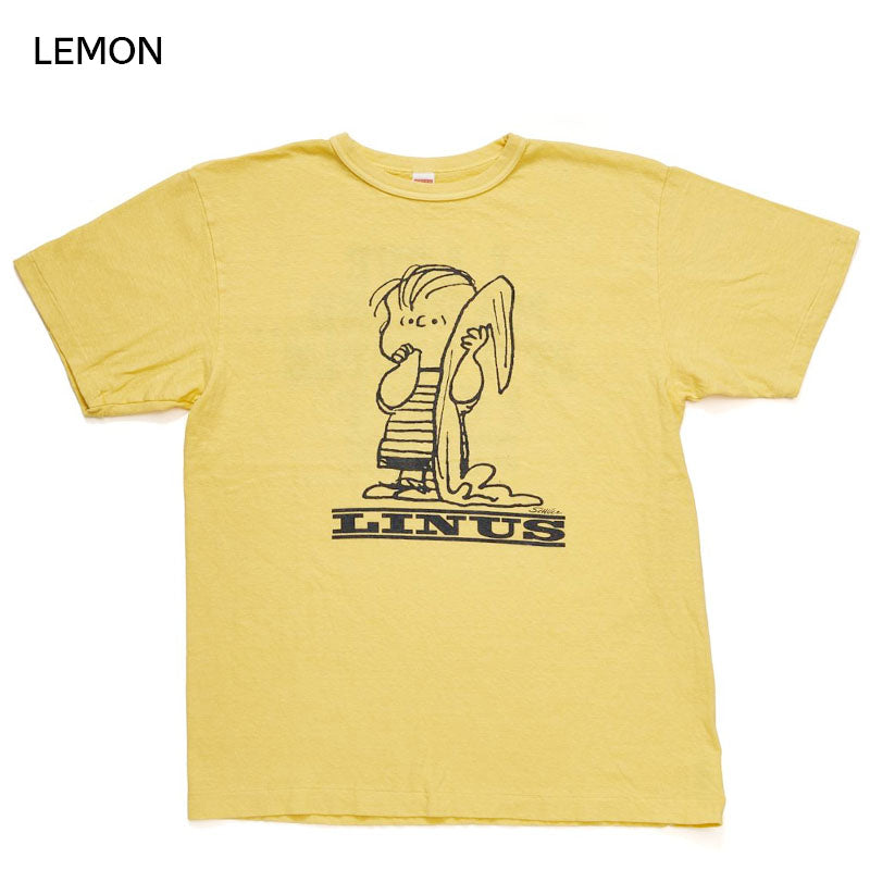 WAREHOUSE ウエアハウス PEANUTS YP126S-4 「LINUS 」半袖 スヌーピー プリント Tシャツ