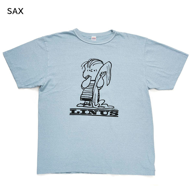 WAREHOUSE ウエアハウス PEANUTS YP126S-4 「LINUS 」半袖 スヌーピー プリント Tシャツ