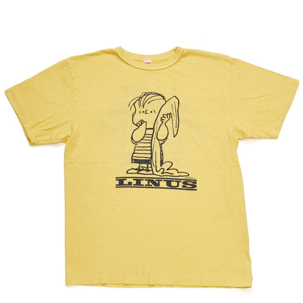 WAREHOUSE ウエアハウス PEANUTS YP126S-4 「LINUS 」半袖 スヌーピー プリント Tシャツ