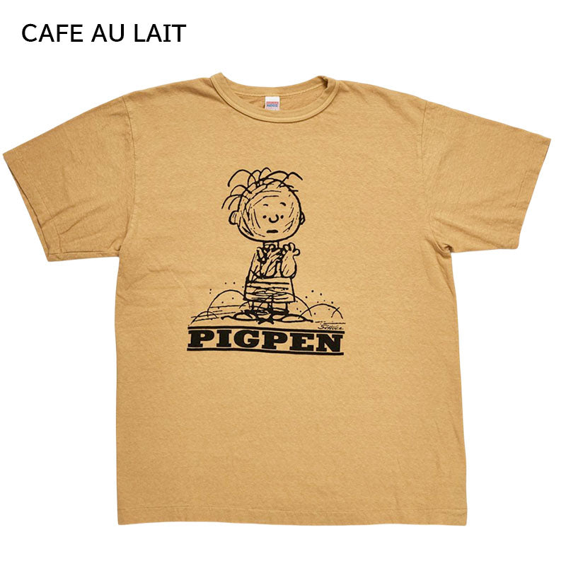 WAREHOUSE ウエアハウス PEANUTS YP126S-5「PIGPEN 」半袖 スヌーピー プリント Tシャツ