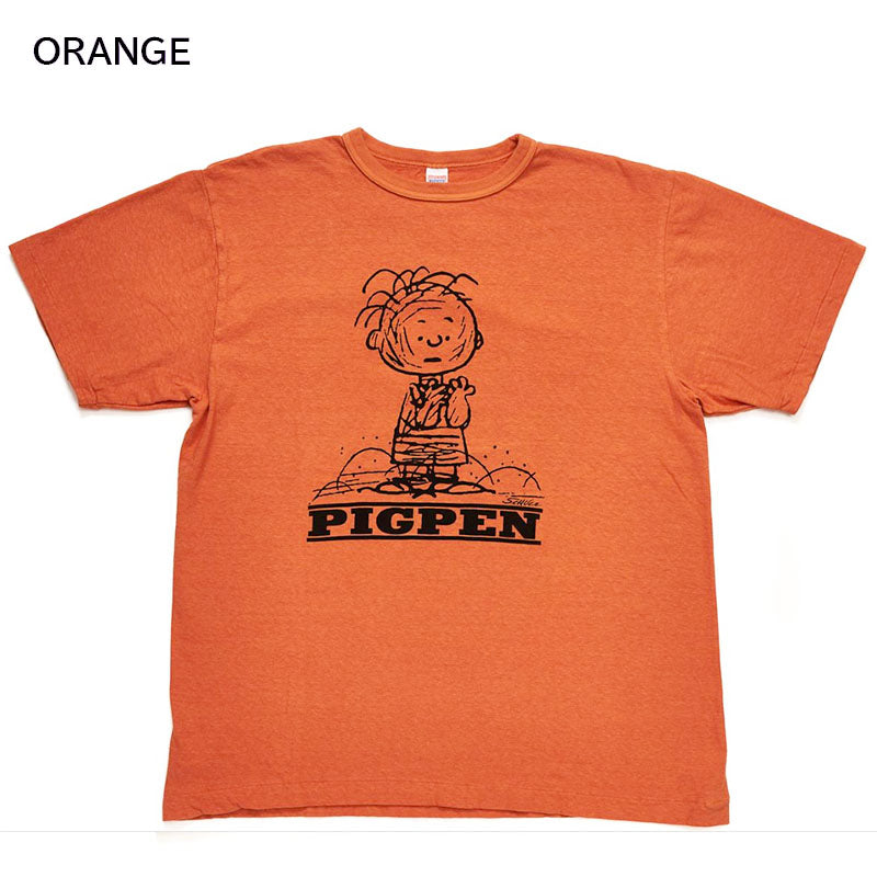 WAREHOUSE ウエアハウス PEANUTS YP126S-5「PIGPEN 」半袖 スヌーピー プリント Tシャツ