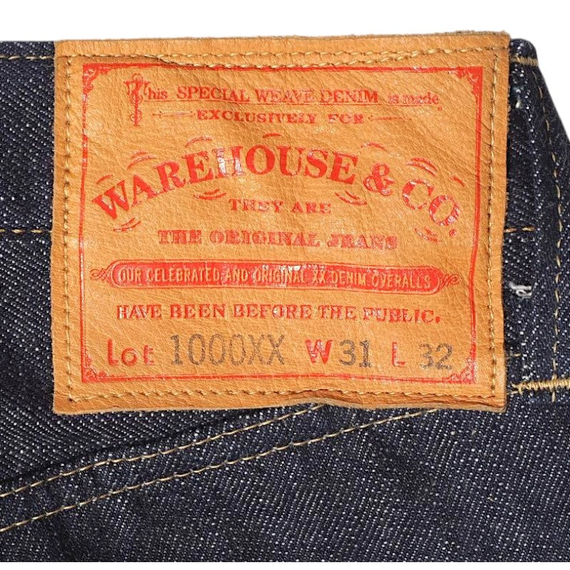 ウエアハウス Lot 1000XX デッドストックブルー デニムジーンズ