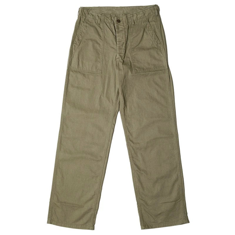 WAREHOUSE ウエアハウス Lot 1086 HBT MILITARY PANTS ヘリンボーン ミリタリーパンツ ノンウォッシュ