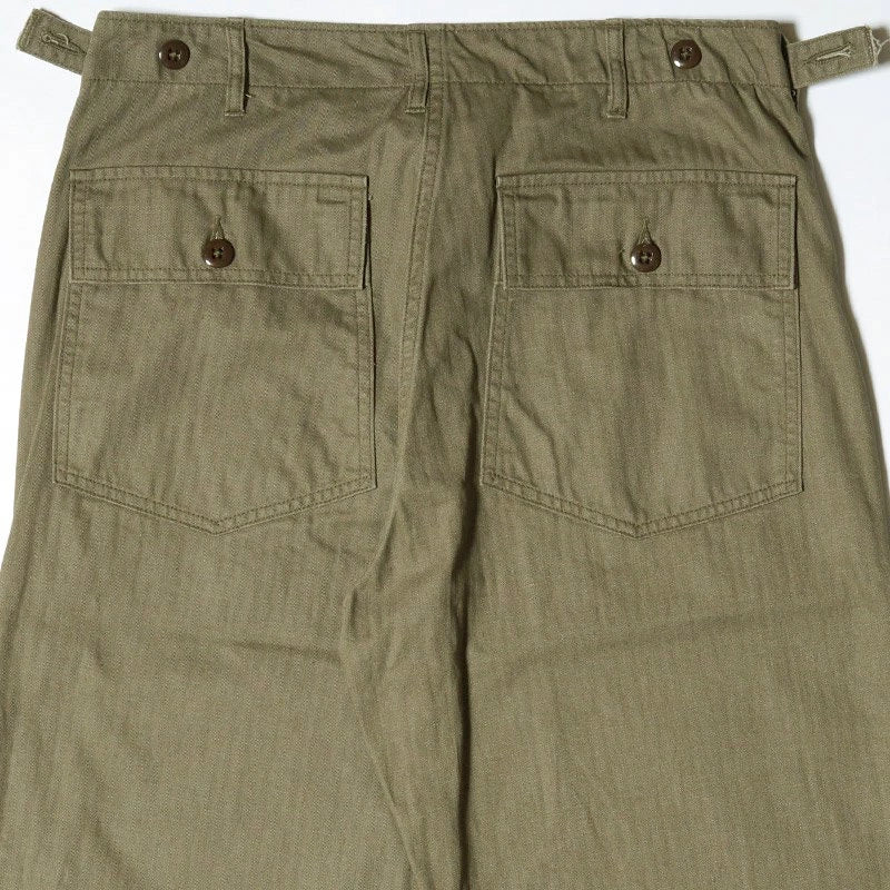 WAREHOUSE ウエアハウス Lot 1086 HBT MILITARY PANTS ヘリンボーン ミリタリーパンツ ノンウォッシュ