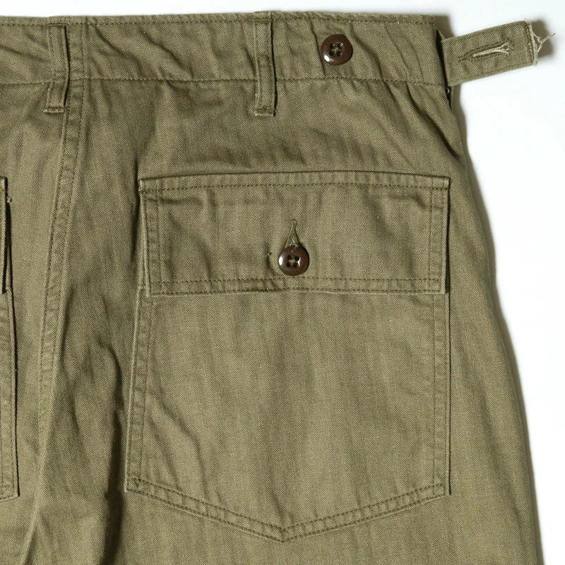 WAREHOUSE ウエアハウス Lot 1086 HBT MILITARY PANTS ヘリンボーン ミリタリーパンツ ノンウォッシュ