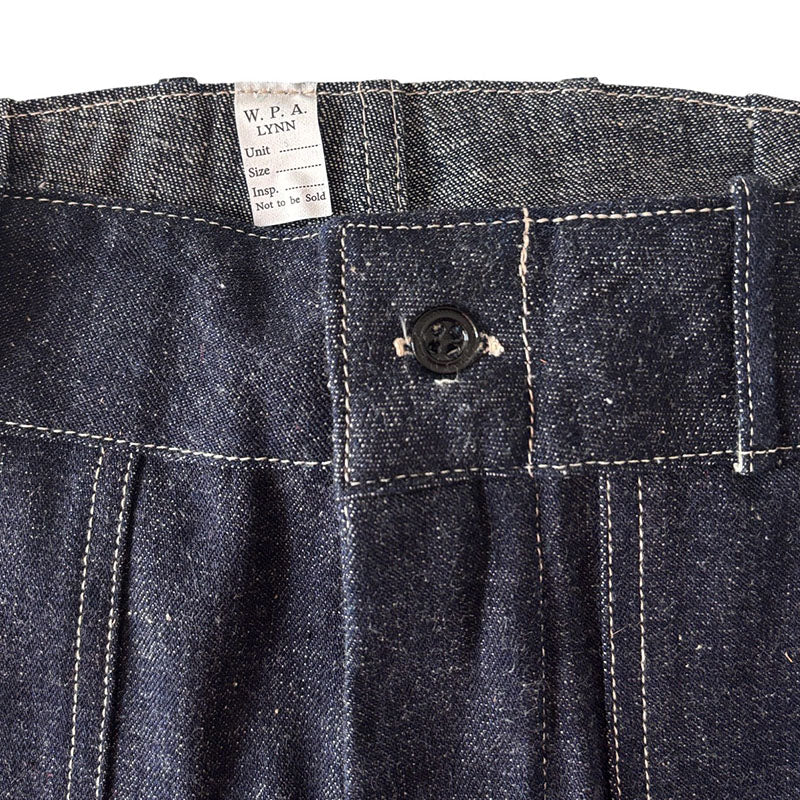 ウエアハウス Lot 1239 WPA ダブルニー デニム トラウザーズ ノンウォッシュ