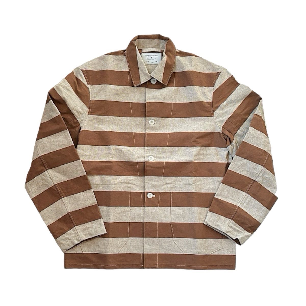 新品 ウエアハウス 2215 プリズナー ジャケット アップリケ M 38 WAREHOUSE Lot 2215 BROWN PRISONER JACKET アップリケ プリズナー