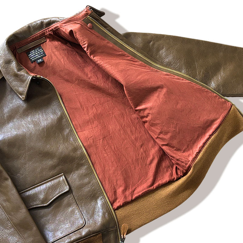 ウエアハウス Lot 2232 WERBER LEATHER COAT CO. TYPE A-2 JACKET ORDER NO.33-1729
