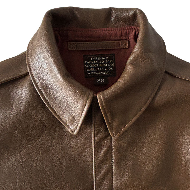 ウエアハウス Lot 2232 WERBER LEATHER COAT CO. TYPE A-2 JACKET ORDER NO.33-1729