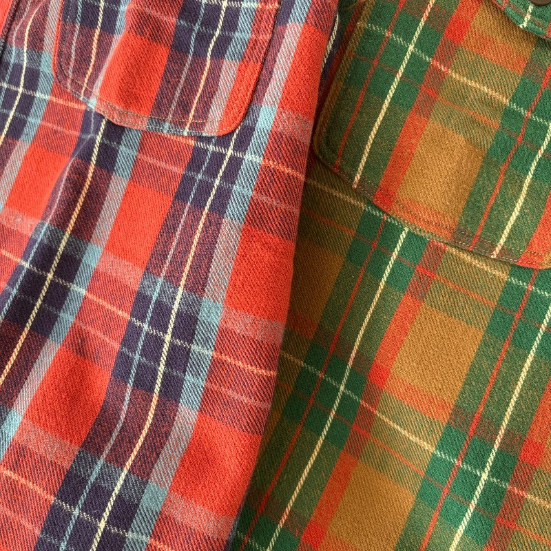 ウエアハウス Lot 3022 FLANNEL SHIRTS  フランネルシャツ G柄 ワンウォッュシュ