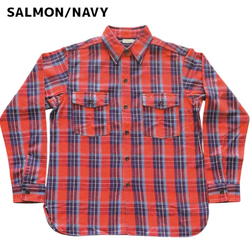 ウエアハウス Lot 3022 FLANNEL SHIRTS  フランネルシャツ G柄 ワンウォッュシュ