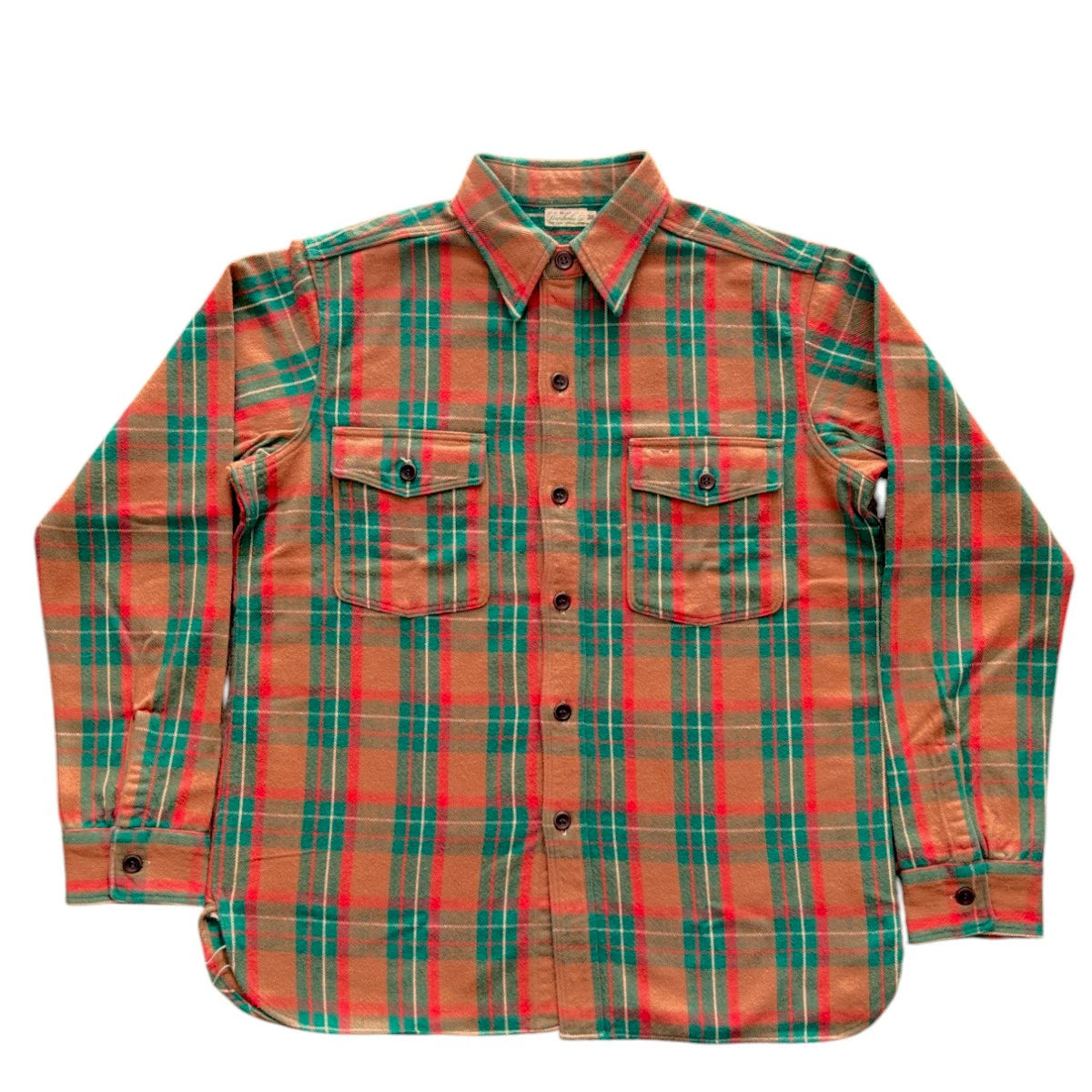 ウエアハウス Lot 3022 FLANNEL SHIRTS  フランネルシャツ G柄 ワンウォッュシュ