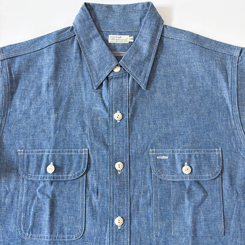 WAREHOUSE ウエアハウス 3048 BIG YANK TYPE CHAMBRAY SHIRTS