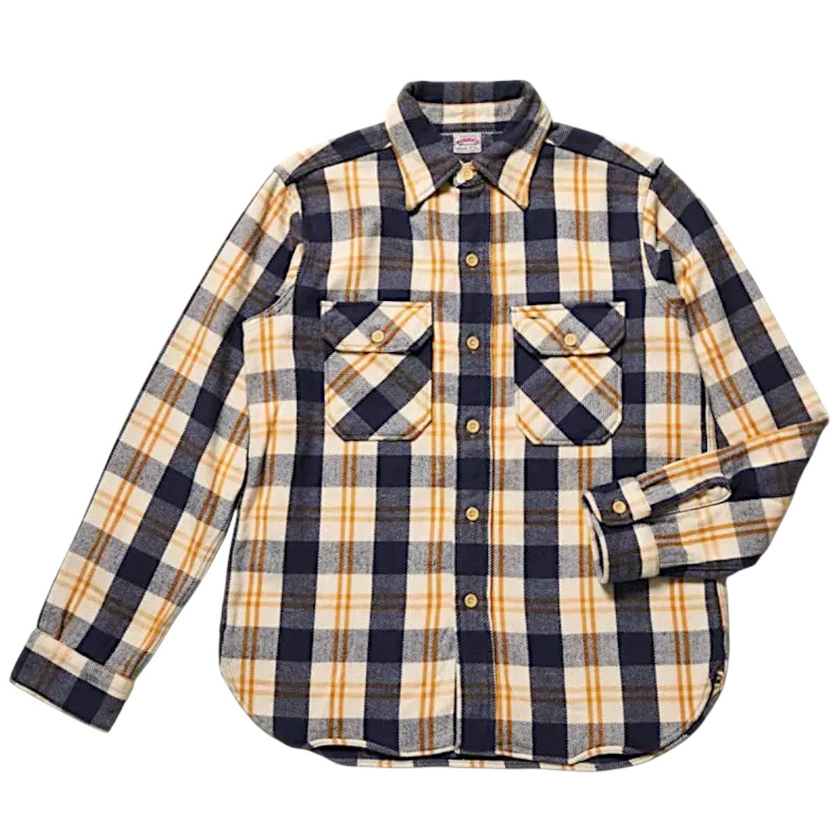 ウエアハウス Lot 3104 ネルシャツ フランネルシャツ ワンウォッュシュ B柄