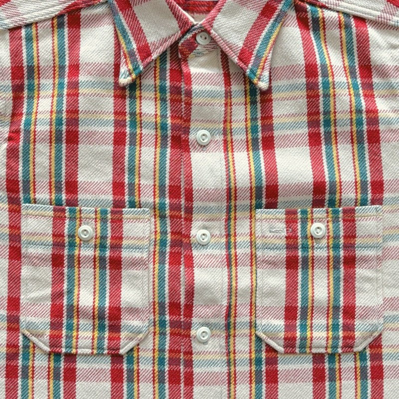【WAREHOUSE】ウエアハウス Lot 3104  B柄 ONE WASH ネルシャツ フランネルシャツ