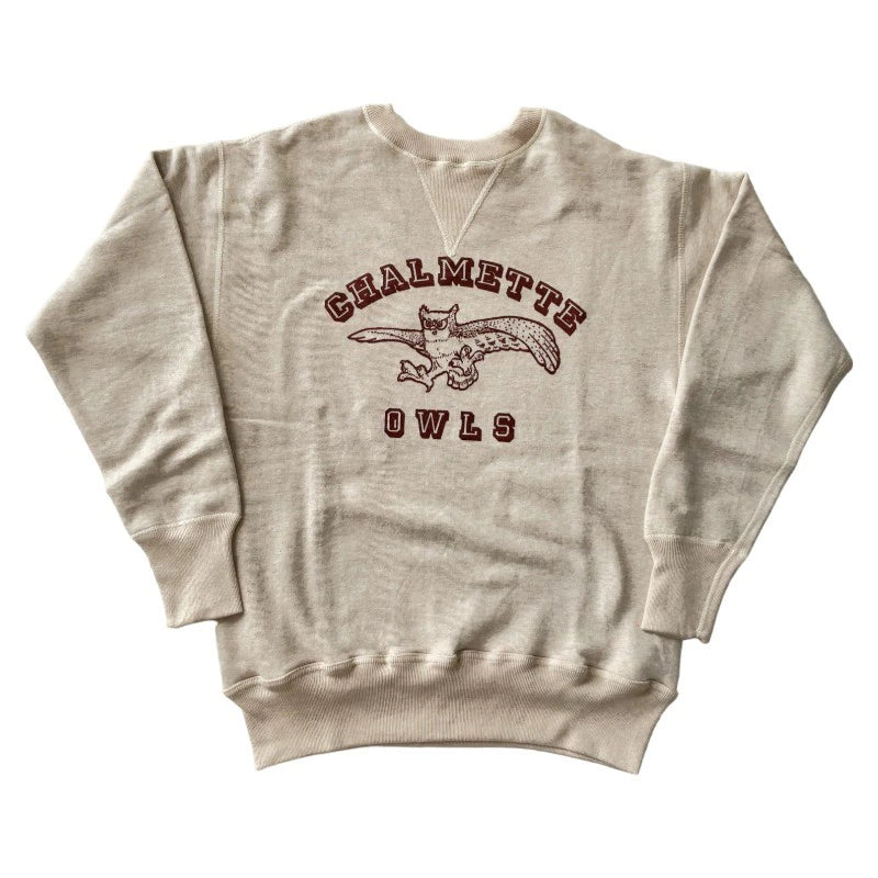 【WAREHOUSE】 ウエアハウス Lot 401 CHALMETTE スウェット トレーナー ロゴ 裏起毛 長袖 アメカジ