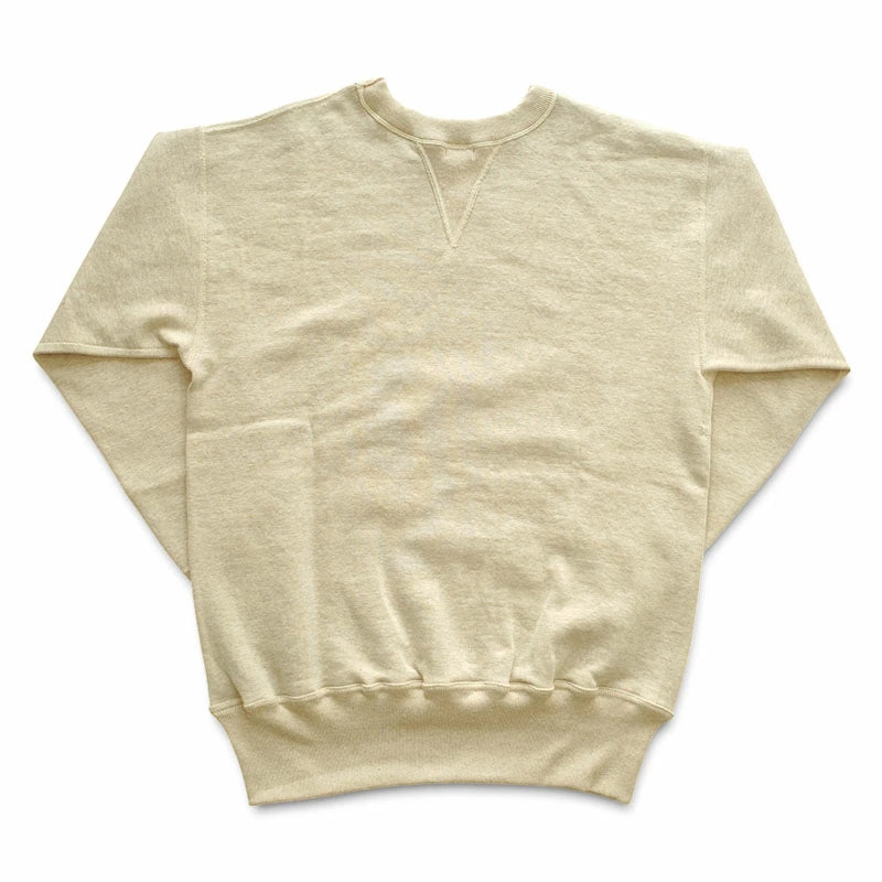 【WAREHOUSE】 ウエアハウス Lot 401 DRIVE ON 両V セットイン スウェット 多色プリント トレーナー  裏起毛 長袖 オートミール アメカジ