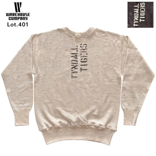 ウエアハウス Lot 401 TYNDALL 両V セットイン スウェット ステンシルプリント