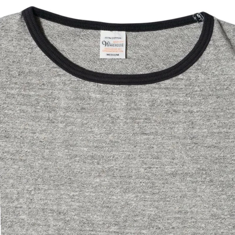 WAREHOUSE ウエアハウス Lot 4059 半袖リンガーT 無地 半袖 コットン Tシャツ