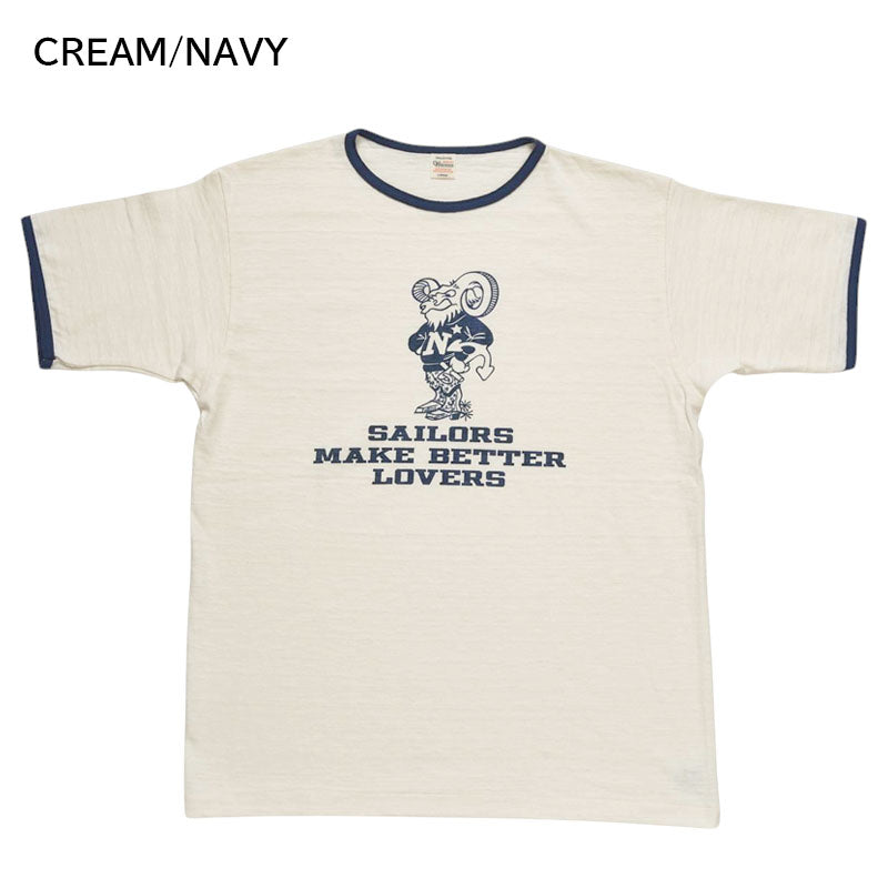 WAREHOUSE ウエアハウス Lot 4059 半袖リンガーT SAILORS 半袖 コットン Tシャツ