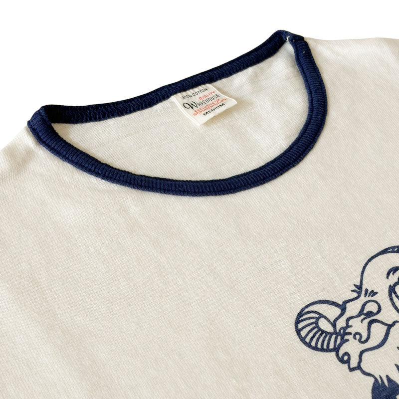 WAREHOUSE ウエアハウス Lot 4059 半袖リンガーT SAILORS 半袖 コットン Tシャツ