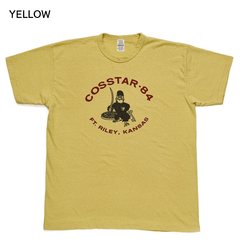 WAREHOUSE ウエアハウス 2ND HAND Lot 4064 CROSSTAR-84 半袖 プリント Tシャツ