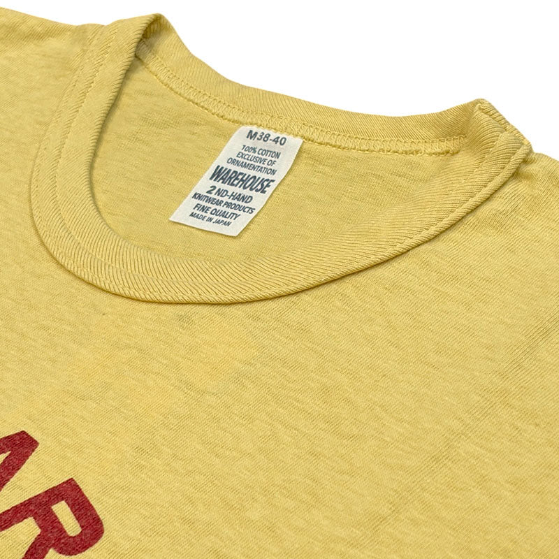 WAREHOUSE ウエアハウス 2ND HAND Lot 4064 CROSSTAR-84 半袖 プリント Tシャツ