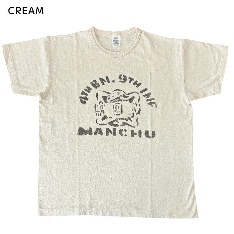 WAREHOUSE ウエアハウス 2ND HAND Lot 4064 KEEP UP THE  FIRE 半袖 プリント Tシャツ