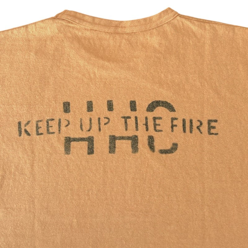 WAREHOUSE ウエアハウス 2ND HAND Lot 4064 KEEP UP THE  FIRE 半袖 プリント Tシャツ