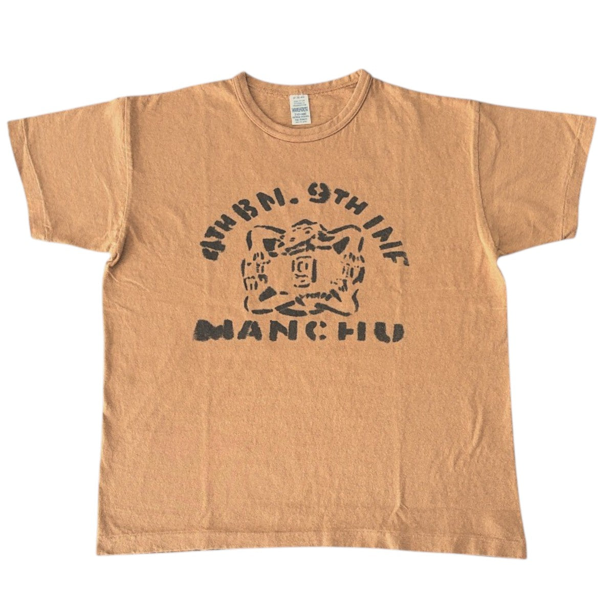 WAREHOUSE ウエアハウス 2ND HAND Lot 4064 KEEP UP THE  FIRE 半袖 プリント Tシャツ