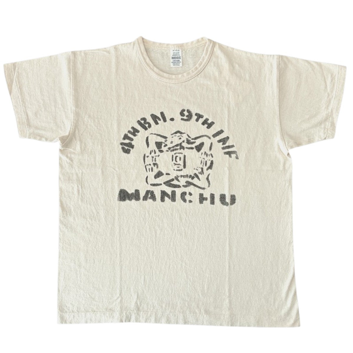 WAREHOUSE ウエアハウス 2ND HAND Lot 4064 KEEP UP THE  FIRE 半袖 プリント Tシャツ