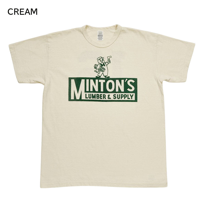 WAREHOUSE ウエアハウス 2ND HAND Lot 4064 MINTON'S ミントンズ 半袖 Tシャツ